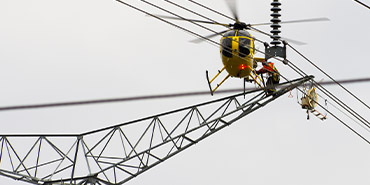 Spokane Helicopter Transmission Line Maintenance