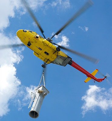 Spokane Helicopter Cell Tower Lift