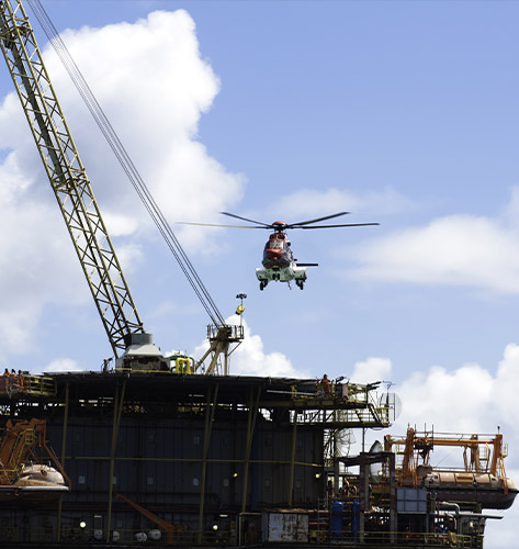 Spokane Helicopter Oil Rig